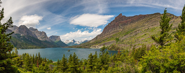 St. Mary Lake along Going-to-the-Sun Road.