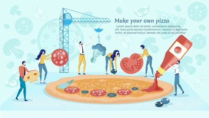 Make your Own Pizza Banner, Adding Ingredient.