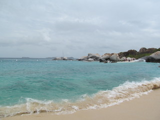 Boulders on the beach
