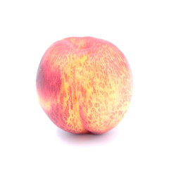 New Zealand Peach isolated on white background. New Zealand pride