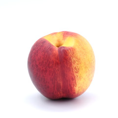 New Zealand Peach isolated on white background. New Zealand pride