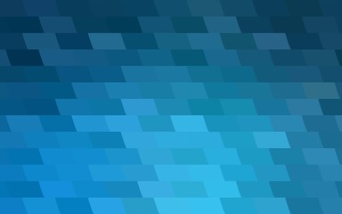 Fototapeta na wymiar Light BLUE vector pattern. Brand-new rectangular template. Shining geometric sample. Repeating theme with rectangular shapes. Texture for your design.