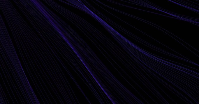 3d render with abstract background of dark purple lines