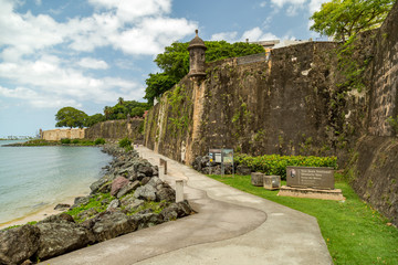 Fototapeta na wymiar El Morro, Old San Juan, Puerto Rico