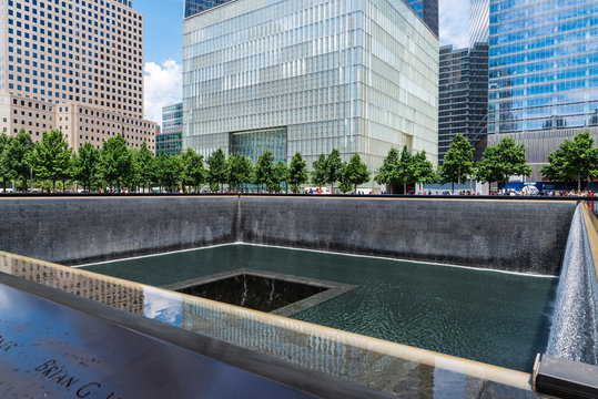National September 11 Memorial in Manhattan, New York City, USA