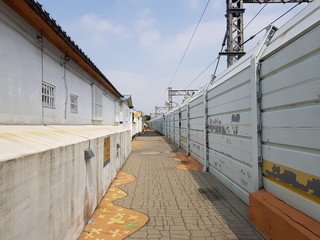 Silent alley in the city