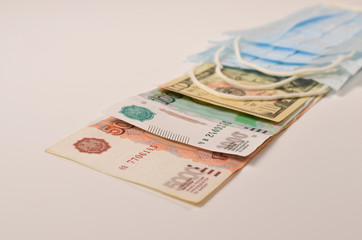 euro banknotes and coins