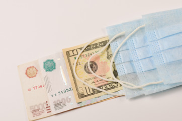 euro banknotes and coins