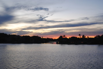 Naklejka premium Sunset Cruise