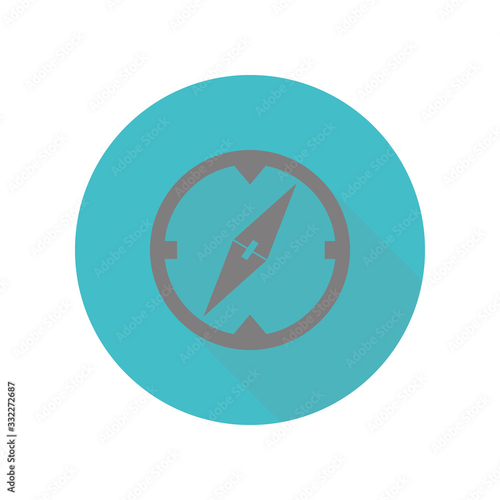 Poster tumblr explore long shadow icon. simple glyph, flat vector of web icons for ui and ux, website or mo