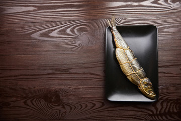 Hot smoked fish, kippered herring