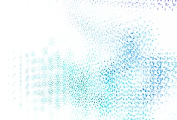 Light Blue, Green vector layout with circle shapes.