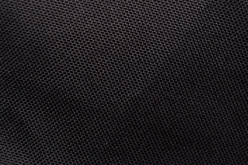 Black cloth. Background, textile texture.