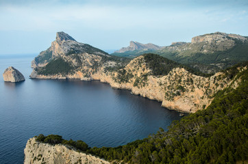Obraz premium Mallorca island, Cap de Formentor cliff view