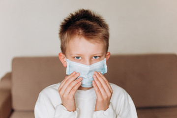 boy protection mask quarantine health home mode