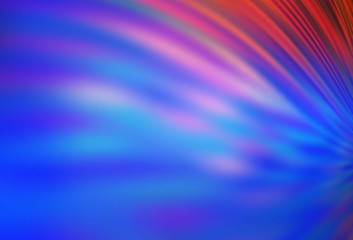 Obraz premium Light Blue, Red vector colorful abstract background.