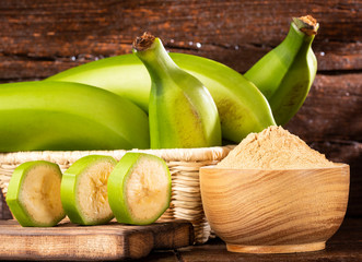 banana flour is the starch that helps the production and proper functioning of intestinal flora © Luis Echeverri Urrea