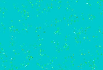 Light Green vector background with straight lines, dots.