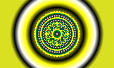 illustration vector graphic of abstract background. Circular ornament design element. Modern Decorative floral color mandala