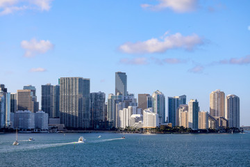 Fototapeta premium BRICKELL Skyline, downtown Miami