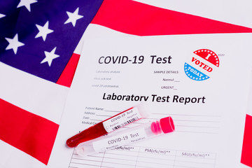 Covid-19 tests on sick people influence American politics during the November 2020 elections in the United States.
