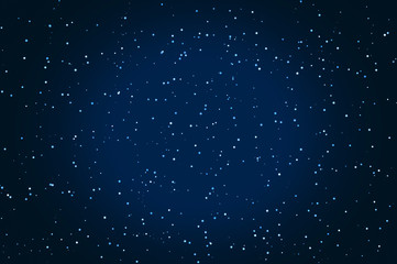 Fototapeta premium Stars in the night sky. Dark interstellar space.