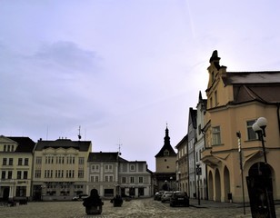 Fototapeta premium Old square in the city