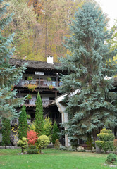 .TROYAN MONASTERY, BULGARIA, EUROPE, NOVEMBER 2019. Beautiful orthodox monastery located in the city of Troyan