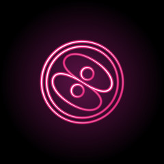 Fertilization ovarian neon icon. Simple thin line, outline vector of maternity icons for ui and ux, website or mobile application