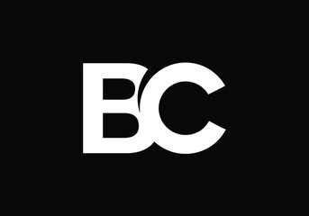 B C, BC Initial Letter Logo design vector template, Graphic Alphabet Symbol for Corporate Business Identity