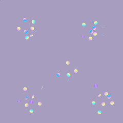 Rainbow Celebrate Splash Card. Rain Pattern. Shine Independence Illustration. Rainbow Effect Illustration.