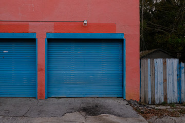 Abandoned Auto Repair Shop Garage Bay Doors
