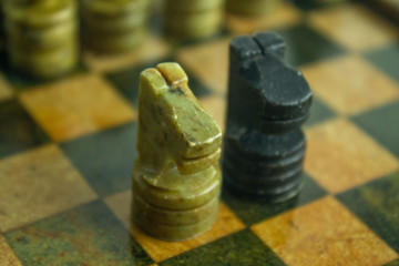 Chess, business strategy concept represented.