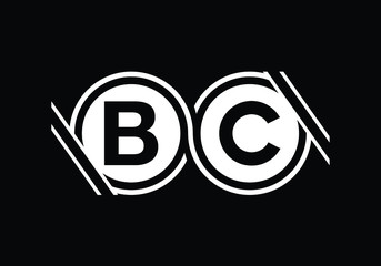 B C, BC Initial Letter Logo design vector template, Graphic Alphabet Symbol for Corporate Business Identity
