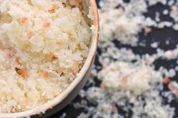 Homemade Bath Salts Close Up