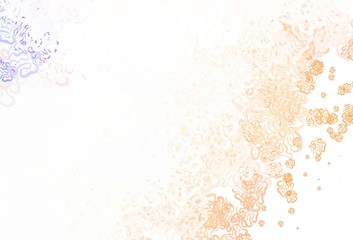 Light Brown vector layout with curved lines.