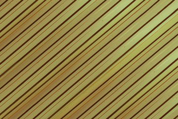 ribbed iron profile gold background base line oblique raindrops covered with rain