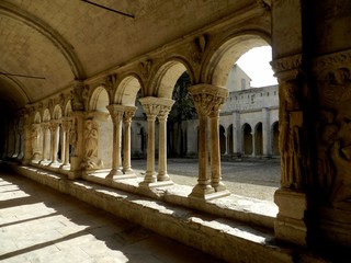 Fototapeta na wymiar Arles, France, Cloister of St. Trophime