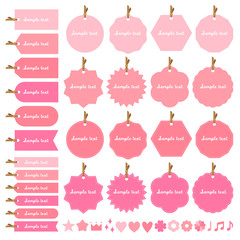 タグ　素材　テキスト入り