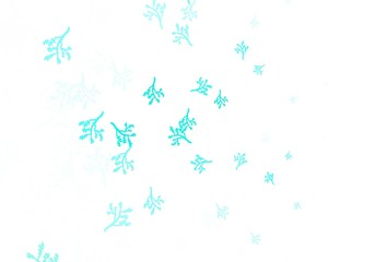 Light Green vector elegant template with sakura.