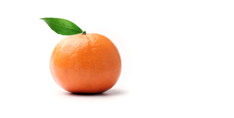 Orange isolate on white background