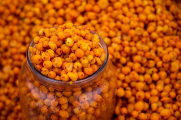 orange lentils in a bowl