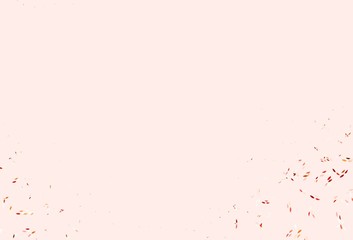 Light Pink vector abstract backdrop with leaves.