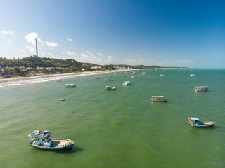 Barcos mar azul