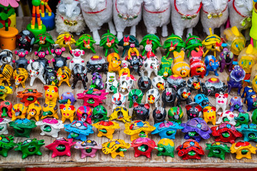 Fototapeta na wymiar A traditional Mexican toys in Nuevo Progreso, Mexico