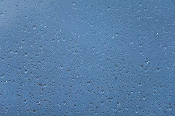 fondo de gotas de lluvia sobre vidrio