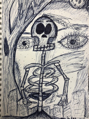 Inked Skeleton