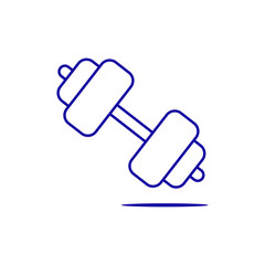Barbell, dumbbell icon