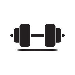 Barbell, dumbbell icon