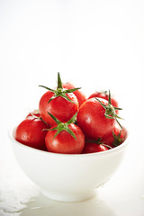 fresh tomatoes in a bowl